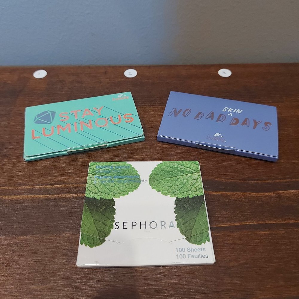 💎 4 /$20💎Sephora / Boscia Blotting Papers Bundle